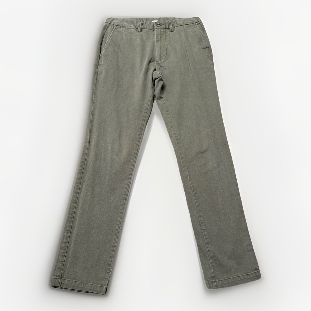 Old Navy Ultimate Slim Built in Flex Green Chinos Men 30x30